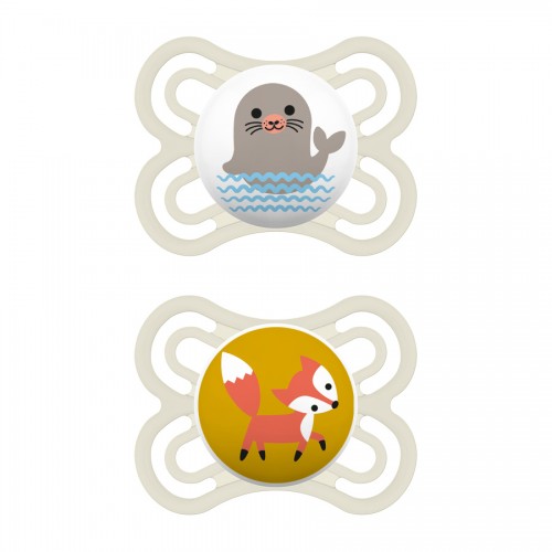 MAM Perfect Silicone Pacifier 2-6m 2pcs 131S 9001616708916