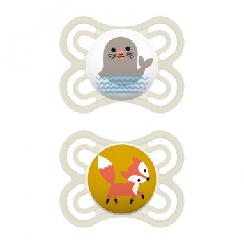 MAM Perfect Silicone Pacifier 2-6m 2pcs 131S 9001616708916