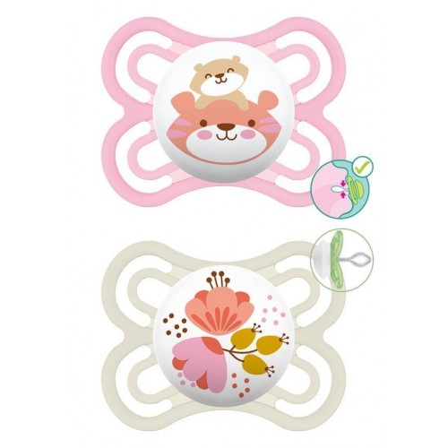 MAM Perfect Silicone Pacifier 2-6m 2pcs 131S 9001616708916
