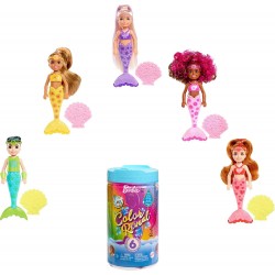 Mattel Barbie Chelsea Color Reveal Mermaid HCC75 194735007325