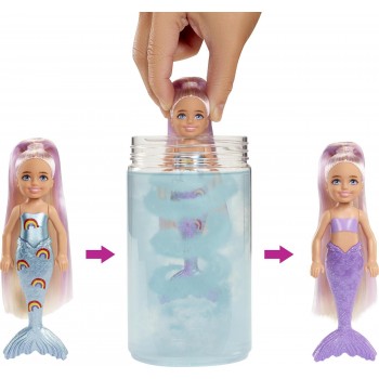 Mattel Barbie Chelsea Color Reveal Mermaid HCC75 194735007325