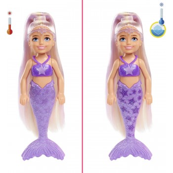 Mattel Barbie Chelsea Color Reveal Mermaid HCC75 194735007325