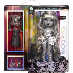 MGA Entertainment Rainbow High Shadow High Series - LUNA MADISON - Greyscale Fashion Doll with Beautiful Hair 583530EUC 03505158
