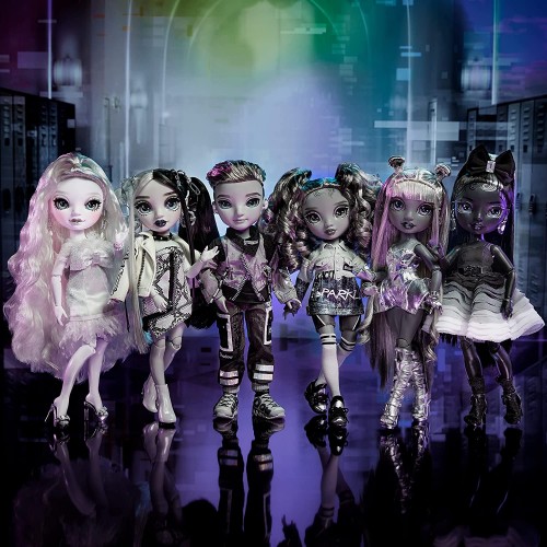 MGA Entertainment Rainbow High Shadow Series 1 Nicole Steel- Grayscale Fashion Doll 583585EUC 035051583585
