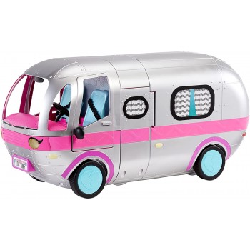 MGA Entertainment LOL Surprise OMG Glamper Fashion Camper Doll Playset With 55+ Surprises, Fully-Furnished With Light Up Pool 57
