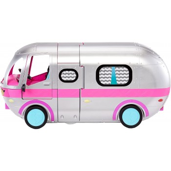 MGA Entertainment LOL Surprise OMG Glamper Fashion Camper Doll Playset With 55+ Surprises, Fully-Furnished With Light Up Pool 57