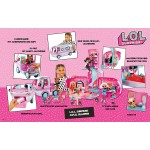 MGA Entertainment LOL Surprise OMG Glamper Fashion Camper Doll Playset With 55+ Surprises, Fully-Furnished With Light Up Pool 57