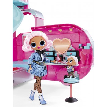 MGA Entertainment LOL Surprise OMG Glamper Fashion Camper Doll Playset With 55+ Surprises, Fully-Furnished With Light Up Pool 57