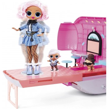 MGA Entertainment LOL Surprise OMG Glamper Fashion Camper Doll Playset With 55+ Surprises, Fully-Furnished With Light Up Pool 57