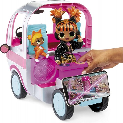 MGA Entertainment LOL Surprise OMG Glamper Fashion Camper Doll Playset With 55+ Surprises, Fully-Furnished With Light Up Pool 57
