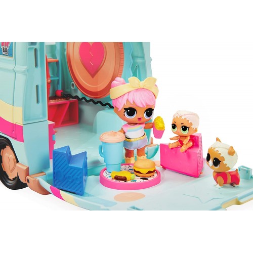 MGA Entertainment L.O.L. Surprise! 5-In-1 Grill And Groove Camper 580645EUC 035051580645