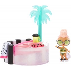 MGA Entertainment LOL Surprise OMG House Of Surprises Hot Tub Playset With Yacht B.B. Collectible Doll And 8 Surprises 580232EUC