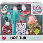 MGA Entertainment LOL Surprise OMG House Of Surprises Hot Tub Playset With Yacht B.B. Collectible Doll And 8 Surprises 580232EUC