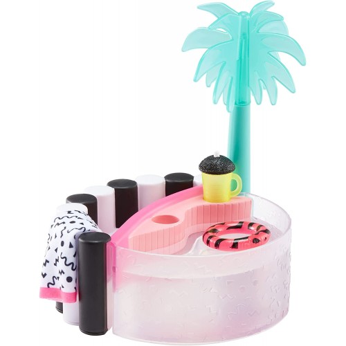 MGA Entertainment LOL Surprise OMG House Of Surprises Hot Tub Playset With Yacht B.B. Collectible Doll And 8 Surprises 580232EUC