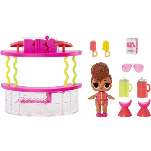 MGA Entertainment LOL Surprise OMG House Of Surprises Snack Bar Playset With Rip Tide Collectible Doll And 8 Surprises 580249EUC