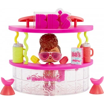MGA Entertainment LOL Surprise OMG House Of Surprises Snack Bar Playset With Rip Tide Collectible Doll And 8 Surprises 580249EUC
