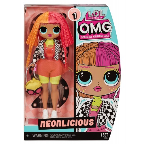 MGA Entertainment LOL Surprise OMG Neonlicious Fashion Doll 580546EUC 035051580546