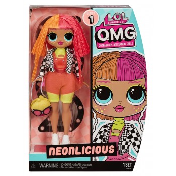 MGA Entertainment LOL Surprise OMG Neonlicious Fashion Doll 580546EUC 035051580546