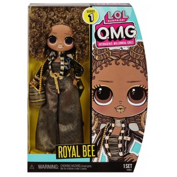 MGA Entertainment LOL Surprise OMG Royal Bee Fashion Doll – Great Gift For Kids Ages 4+ 580522EUC 035051580522