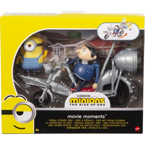Mattel MNS Figure Set of 2 With Accessories Movie Moments Pedal Power Gru GMF14 / GMF15 887961853179