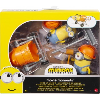 Mattel MNS Figure Set of 2 With Accessories Movie Moments Mixed Up Minions GMF14 / GMF16 887961853162
