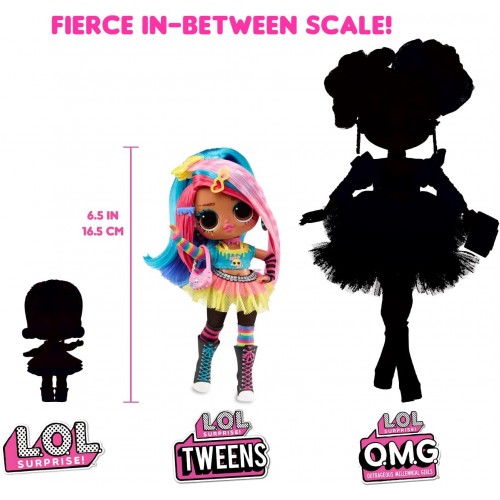 MGA Entertainment LOL Surprise Tween Series 3 Fashion Doll Emma Emo With 15 Surprises 584070EUC 035051584070