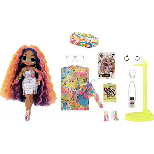MGA Entertainment LOL Surprise OMG Sketches Fashion Doll With 20 Surprises 581857EUC 035051581857