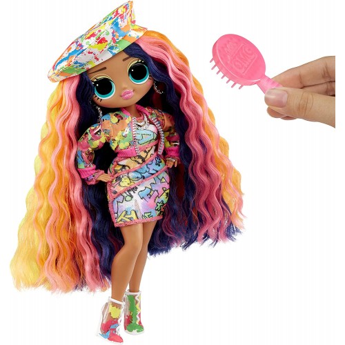 MGA Entertainment LOL Surprise OMG Sketches Fashion Doll With 20 Surprises 581857EUC 035051581857