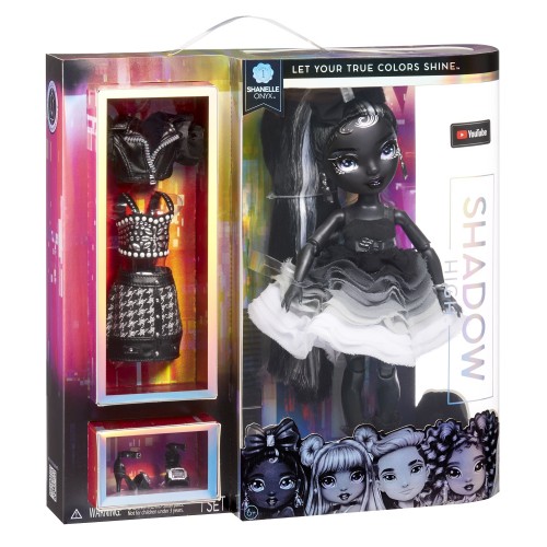 MGA Entertainment Rainbow High Shadow High Κούκλα - Shanelle Onyx 583554EUC 035051583554