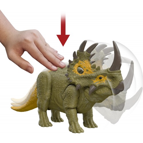 Mattel Jurassic World New Dinosavers With Mobile Member Roar Strikers Sinoceratops  HDX17 / HDX43 194735034017