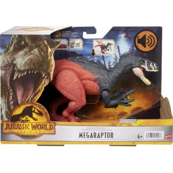 Mattel Jurassic World Νεοι Δεινοσαυροι Με Κινουμενα Μελη, Λειτουργια Επιθεσης & Ηχους Roar Strikers Megaraptor  HDX17 / HGP79 19