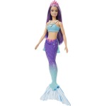 Mattel Νεα Barbie Γοργονα (Purple Hair) With Blue & Purple Ombre Mermaid Tail and Tiara HGR08 / HGR10 194735055821