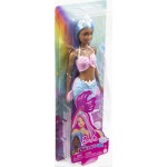Mattel NEW Barbie Gorgon (Blue Hair) With Pink & Blue Ombre Mermaid Tail and Tiara HGR08 / HGR12 194735055814