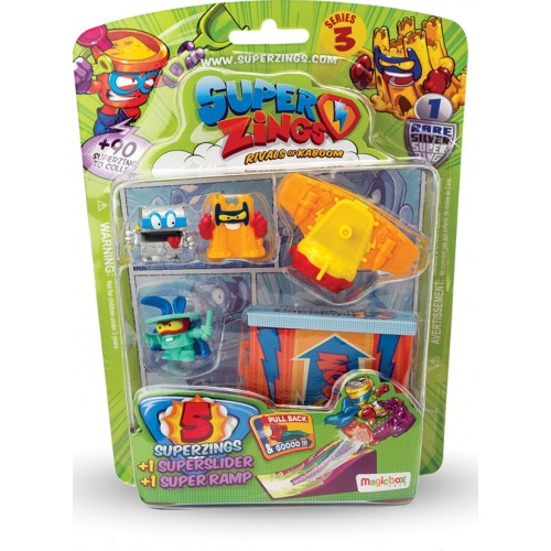 As company Superzings Series 3 Blister 5 Collectible Figures For Ages 3 ...