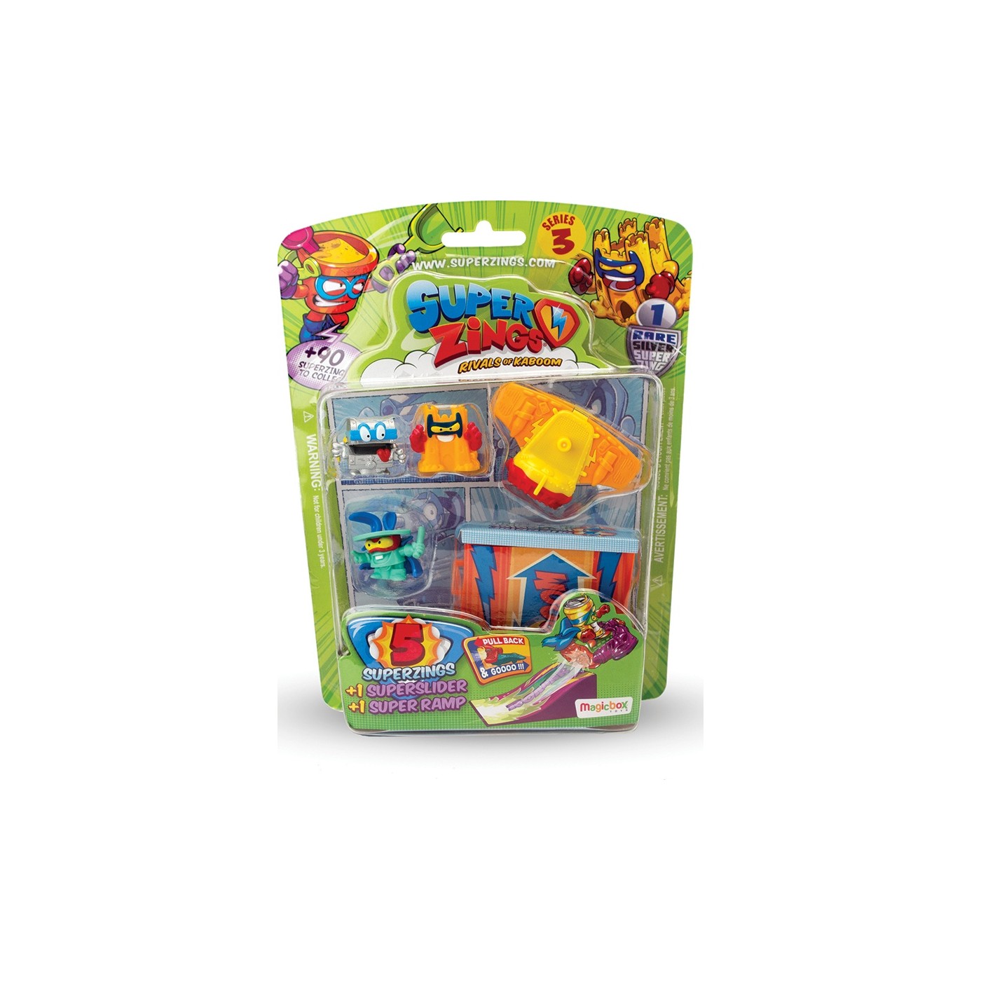 As company Superzings Series 3 Blister 5 Collectible Figures For Ages 3 ...