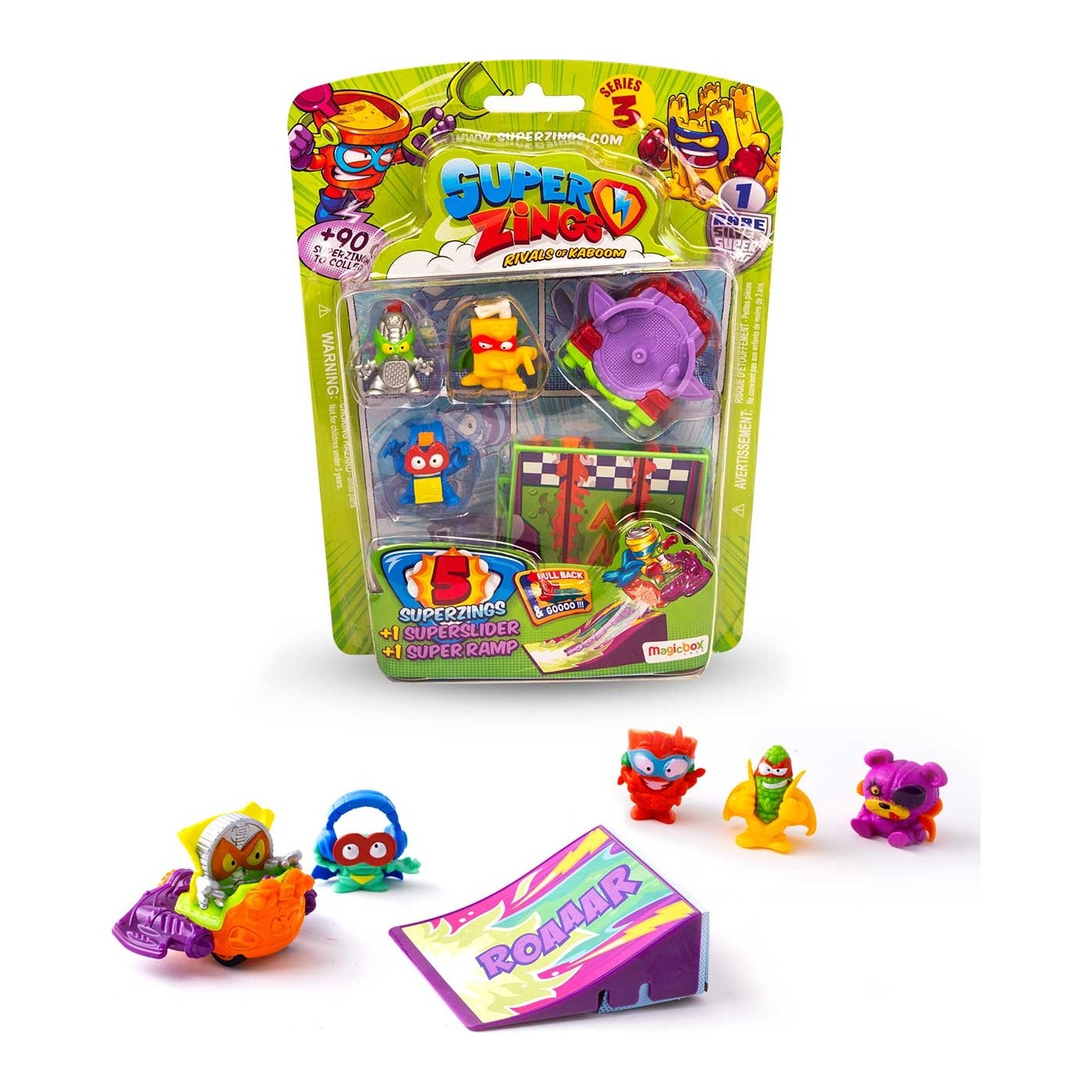 As company Superzings Series 3 Blister 5 Collectible Figures For Ages 3 ...
