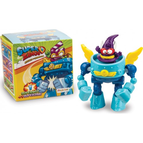 As company Superzings Series 3 Superbot With Collectible Figure For ...