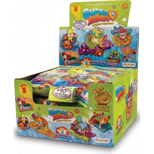 As company Superzings Series 3 Superslider With Collectible Figure For ...