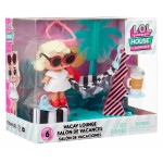 MGA Entertainment L.O.L. Surprise Furniture Playset with Doll - Leading Baby + Vacay Lounge 583790EUC 035051583790