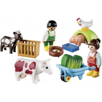 Playmobil 1.2.3  Διασκέδαση στη Φάρμα 71158 4008789711588