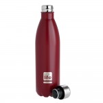 eco life Red Thermos (matte) 750ml Επαναχρησιμοποιούμενο θερμός με διπλά τοιχώματα, για κρύα & ζεστά ροφήματα 33-BO-3004 5208009