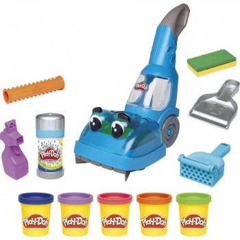 Hasbro Play-Doh Zoom Vacuum And Clean-Up Toy With 5 Colours F3642 5010994112028