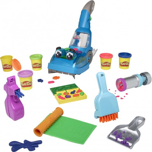 Hasbro Play-Doh Zoom Vacuum And Clean-Up Toy With 5 Colours F3642 5010994112028