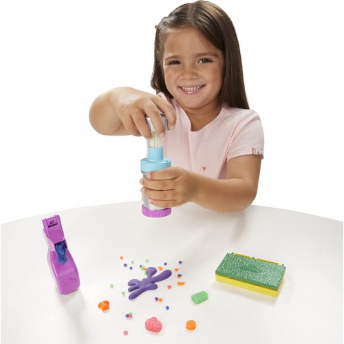 Hasbro Play-Doh Zoom Vacuum And Clean-Up Toy With 5 Colours F3642 5010994112028