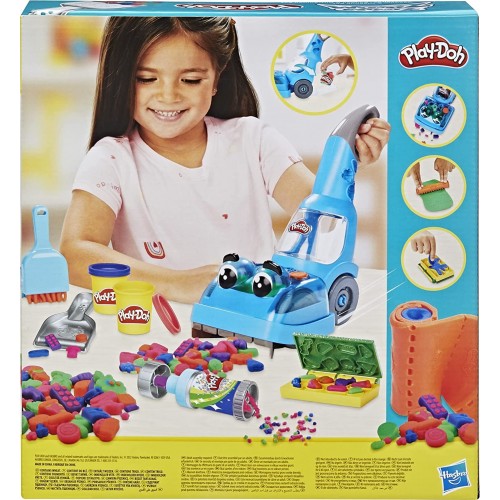 Hasbro Play-Doh Zoom Vacuum And Clean-Up Toy With 5 Colours F3642 5010994112028