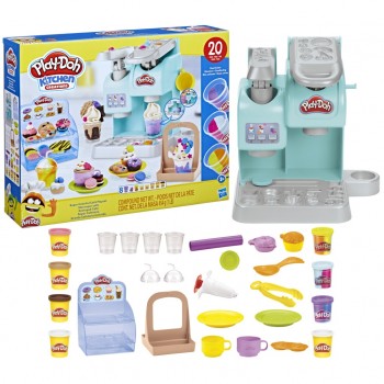 Hasbro Play-Doh Kitchen Creations Super Colourful Cafe Play Food Coffee F5836 5010994129460