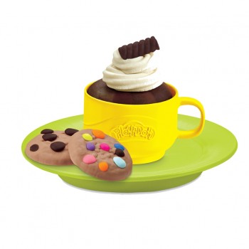 Hasbro Play-Doh Kitchen Creations Super Colourful Cafe Play Food Coffee F5836 5010994129460