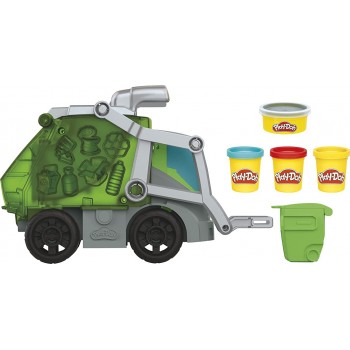Hasbro Play-Doh Wheels 2-In-1 Garbage Truck F5173 5010994115371