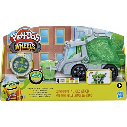 Hasbro Play-Doh Wheels 2-In-1 Garbage Truck F5173 5010994115371