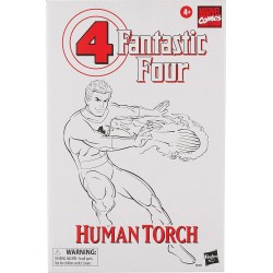 Hasbro Φιγούρα Marvel Legends Fantastic Four : Retro Collection - Johnny Storm  Figure (15Cm) F4595 5010993918393